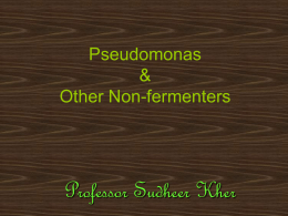 Pseudomonas & Other Non