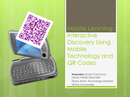 Mobile Learning: Interactive Discovery Using Mobile