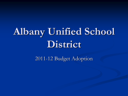 Albany Unified School District