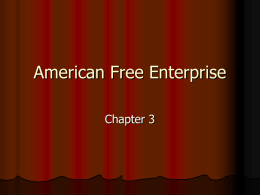 American Free Enterprise Chapter 3