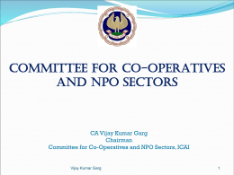 Cooperative Society - Committee for Co