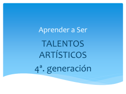 Talentos Artísticos - Secretaría de Educación de Guanajuato