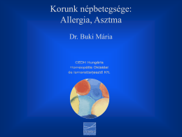 Allergia, asztma Dr. Buki Mária előadása