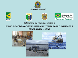 Apresentação final Pesca Ilegal - Calendário Reunião Conape maio