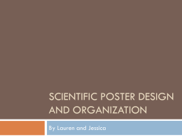 Poster session presentation