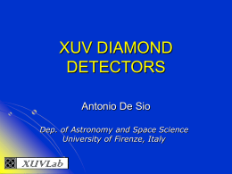 Diamond photoconductors for ionising radiation detection