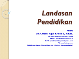 Dr. Moch. Agus Krisno Budiyanto, M.Kes