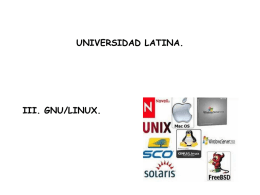 gnu/linux - Docencia FCA-UNAM