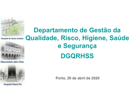 Diapositivo 1 - Centro Hospitalar do Porto