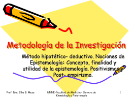 Epistemología/ Gnoseología
