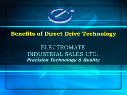 Benefits of Direct Drive Technology