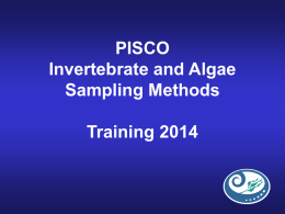 PISCO benthic methods lecture