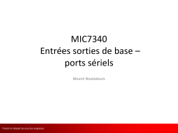 Liens s&eacute;riels