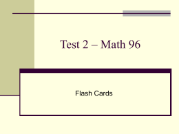 PowerPoint Test 2 Review