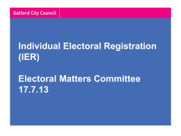 IER Forms - Salford City Council
