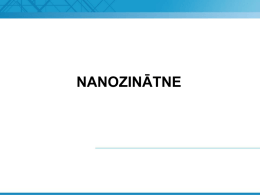 Nanozinātne