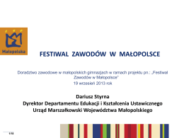 Prezentacja Festiwal_ Zawodow_ dyrektora_ Styrny