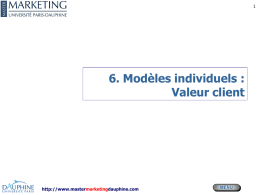 ppt - MASTER MARKETING & STRATEGIE