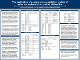 The application of genome-wide association studies