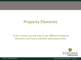 5. Property elements