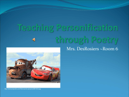 Personification PowerPoint