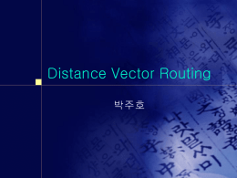 Distance Vector Routing