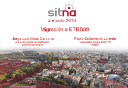 Migración a ETRS89 - PCyP SITNA