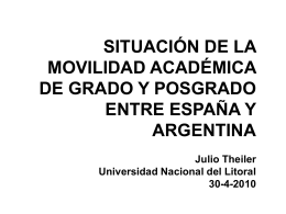 Julio Theiler - Universidad Nacional del Litoral - RedCIUN