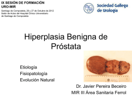 Dr. Javier Pereira - Hiperplasia benigna de próstata