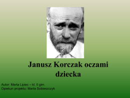 Janusz Korczak oczami dziecka