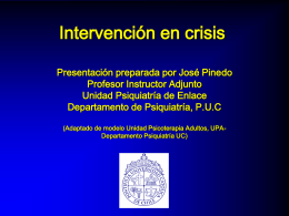 intervencion en crisis 11 enero 2011