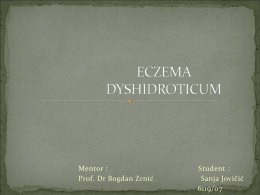 ECZEMA DYSHIDROTICUM