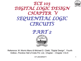 ECE 103 DIGITAL LOGIC DESIGN