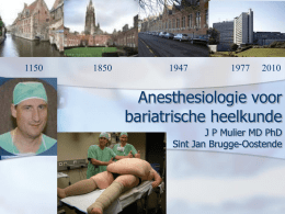 Anesthesie inzichten in de abdominale chirurgie