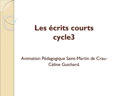 Les_ecrits_courts_SMC_cycle3 - Circonscription de Saint Martin