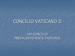 03 Concílio Vaticano II (Pe. Nei – Bragança Paulista