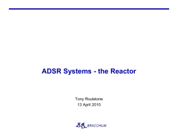 ADSR the reactor considerations