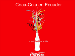 Coca-Cola en Ecuador