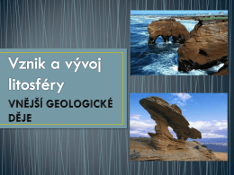 11. Vnější geologičtí činitelé