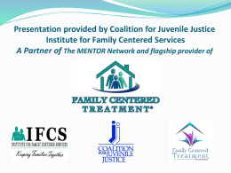 here - The Coalition for Juvenile Justice