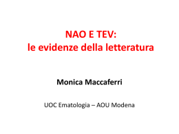 Slide Maccaferri - Policlinico di Modena