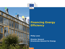 Phillip Lowe, Director General, DG Energy, European Commission