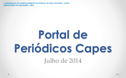 Guia de uso do Portal de Periódicos da CAPES