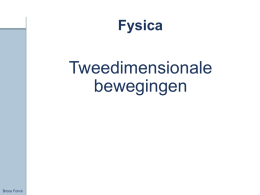 Tweedimensionale bewegingen
