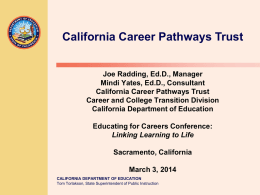 CCPT ECC Mar 3 Workshop - Educating for Careers Conference