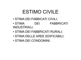 3^ Lezione estimo civile