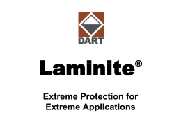Laminite/Domite/Super-Block Wear Liners