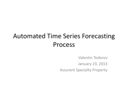 Automated Time Series Forecasting System