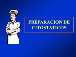PREPARACION DE CITOSTATICOS