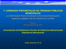 cuentas nacionales - Gobierno de la Provincia de Entre Ríos
